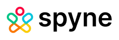 spyne white logo