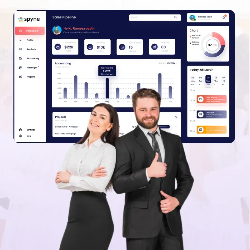 اختر Spyne، وشاهد النتائج