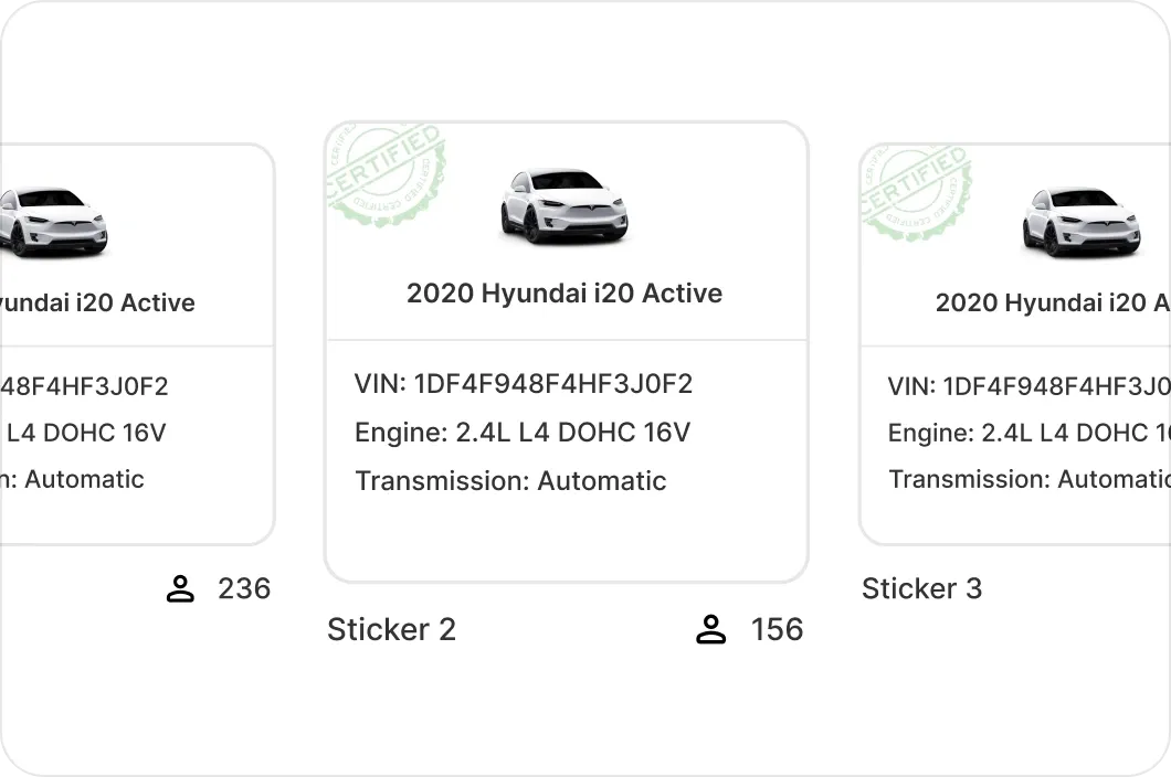 Pegatinas digitales para ventanas y guías de compra