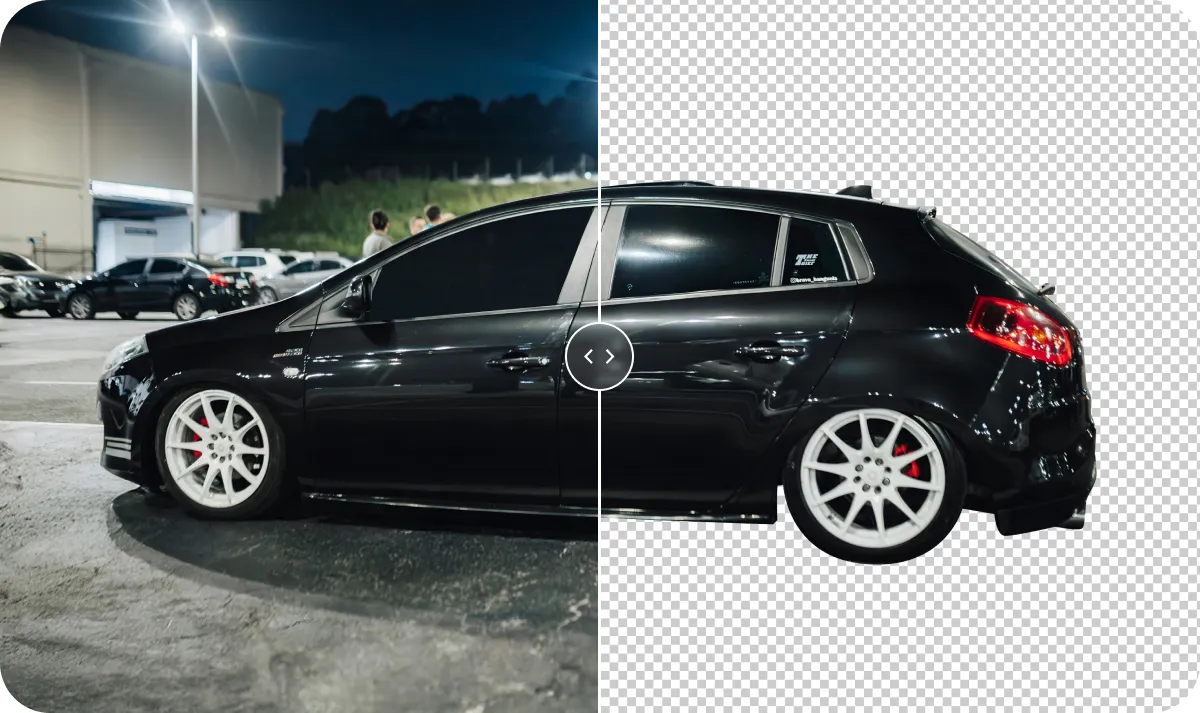 車の画像の切り抜き