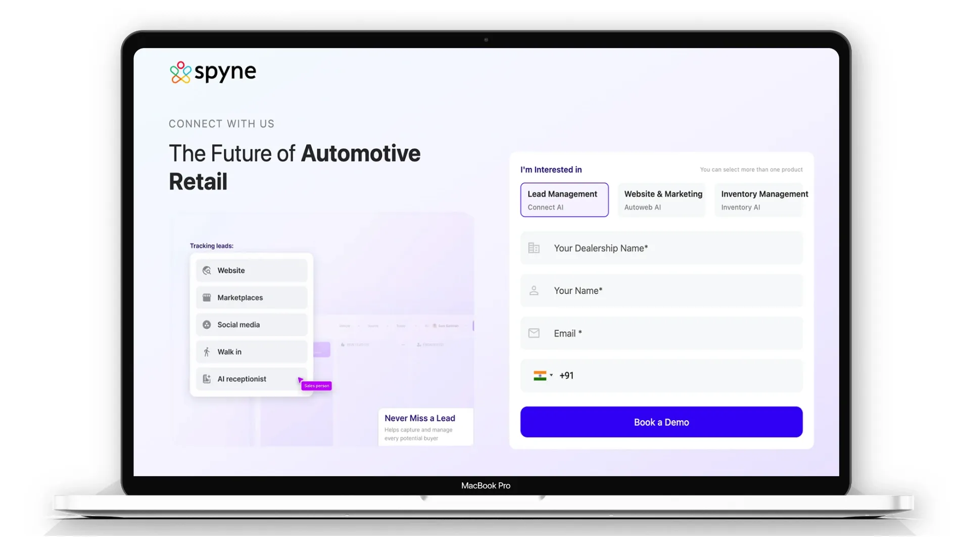 Log In to Spyne and Centralize Data