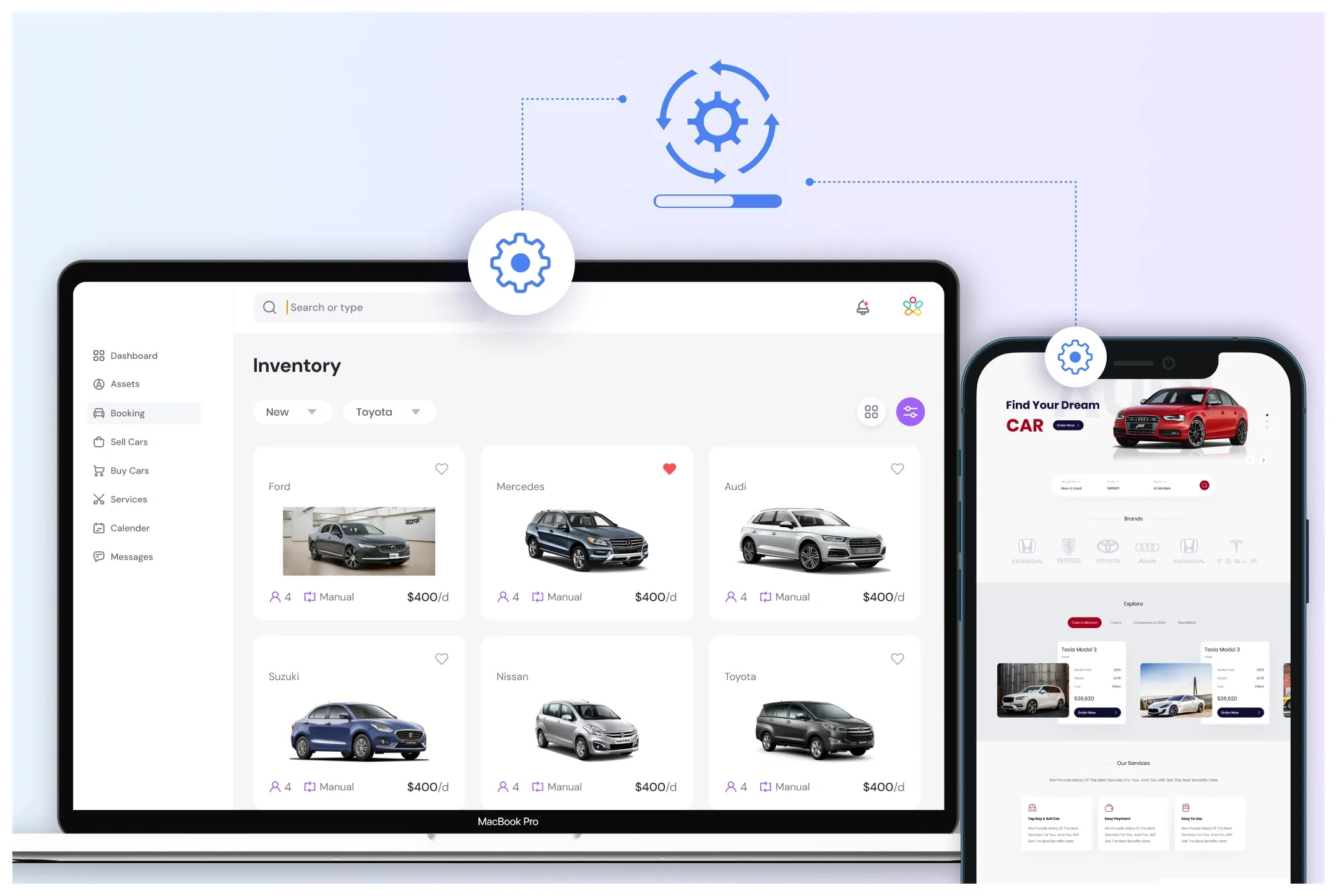 Gestione dell'inventario in tempo reale con sincronizzazione con un clic