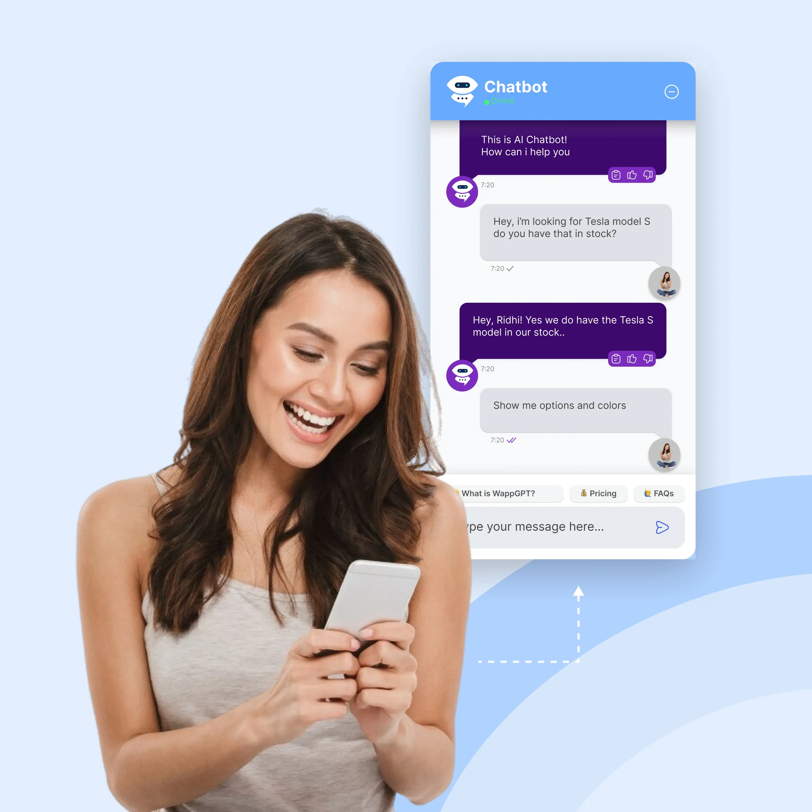 مکالمات سفارشی مبتنی بر هوش مصنوعی